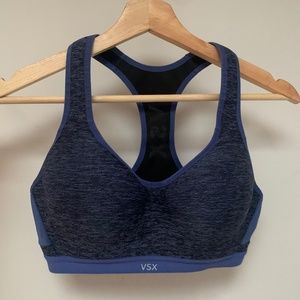 Victoria’s Secret Body - VSX Sport - High Impact Sports Bra, Blue, 34C